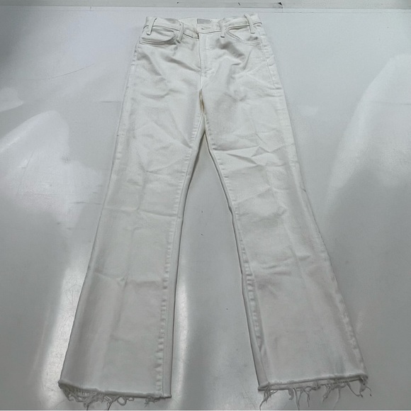 Mother women’swhite straight jeans 27 L64-28